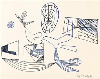ILYA BOLOTOWSKY (1907 - 1981, RUSSIAN/AMERICAN) Untutled, and Untitled, (Sketch), (pair)